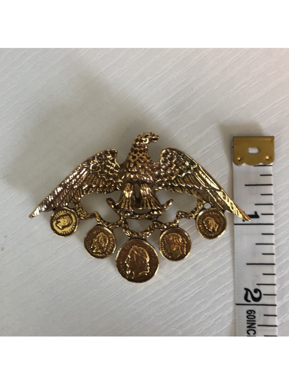 Bald Eagle & American Flag Brooch Pin Bundle - Picture 5 of 8